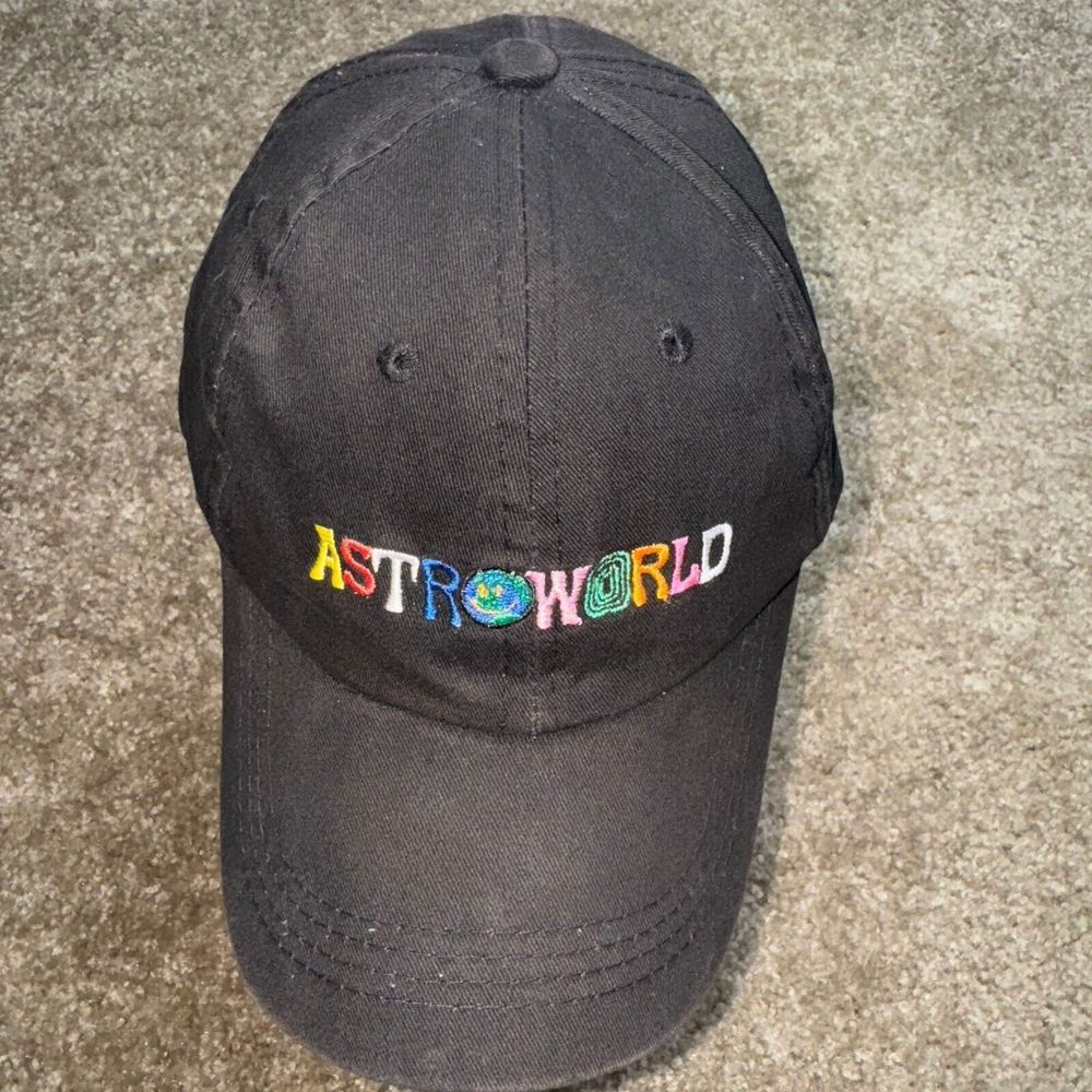 Astroworld Travis Scott Wish You Were Here Strapback Hat‎ Cap Dad Hat - Picture 2 of 5